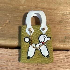 Vintage Barbie Doll POODLE PARADE Tote Bag Purse from the 1995 Reproduction,